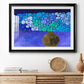 Blue Poppies II - Modern Framed Art Print