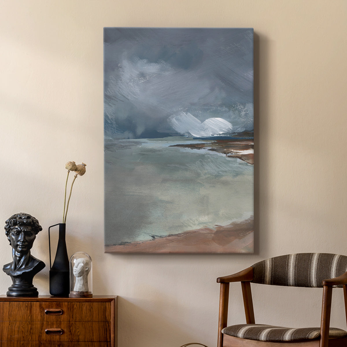Sea Glass Storm I - Canvas Art Print