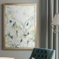 Ice Scribe I - Modern Framed Canvas Print