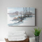 Winter Stream Watercolor I - Canvas Art Print