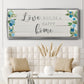 Love Builds - Floater Framed Canvas Print