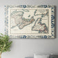 Bordered Map of Canada Premium Gallery Wrapped Canvas - Ready to Hang