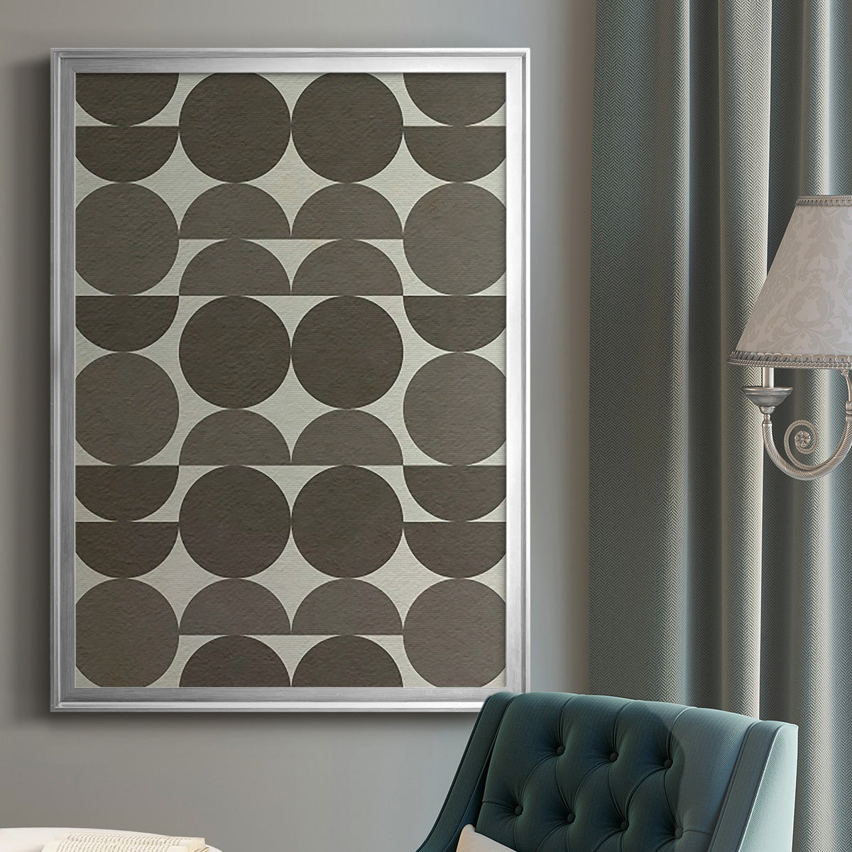 Neutral Subtle Shift II - Modern Framed Canvas Print