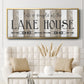 Simple at the Lake House - Floater Framed Canvas Print