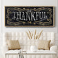 Be Thankful - Floater Framed Canvas Print