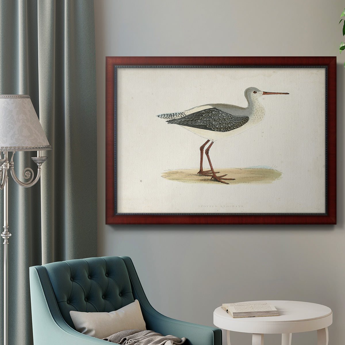 Morris Sandpipers I Premium Framed Canvas- Ready to Hang