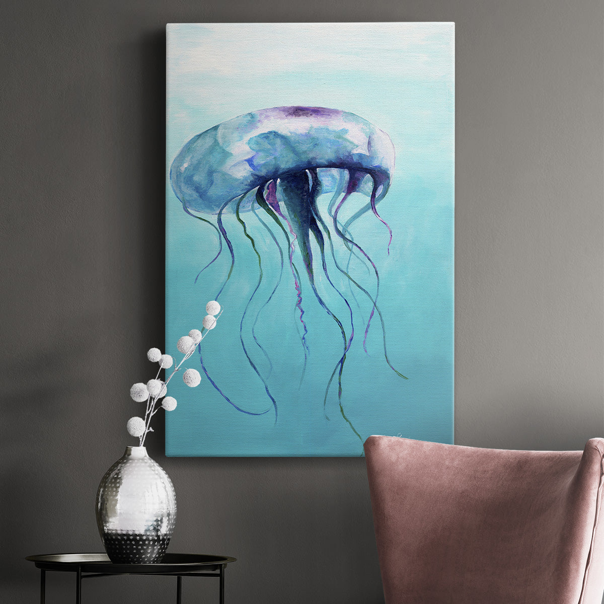 Jelly Fish - Canvas Art Print