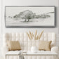 Scenic Scribble II - Floater Framed Canvas Print