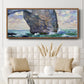 The Manneport, Seen from Below, 1883 - Floater Framed Canvas Print