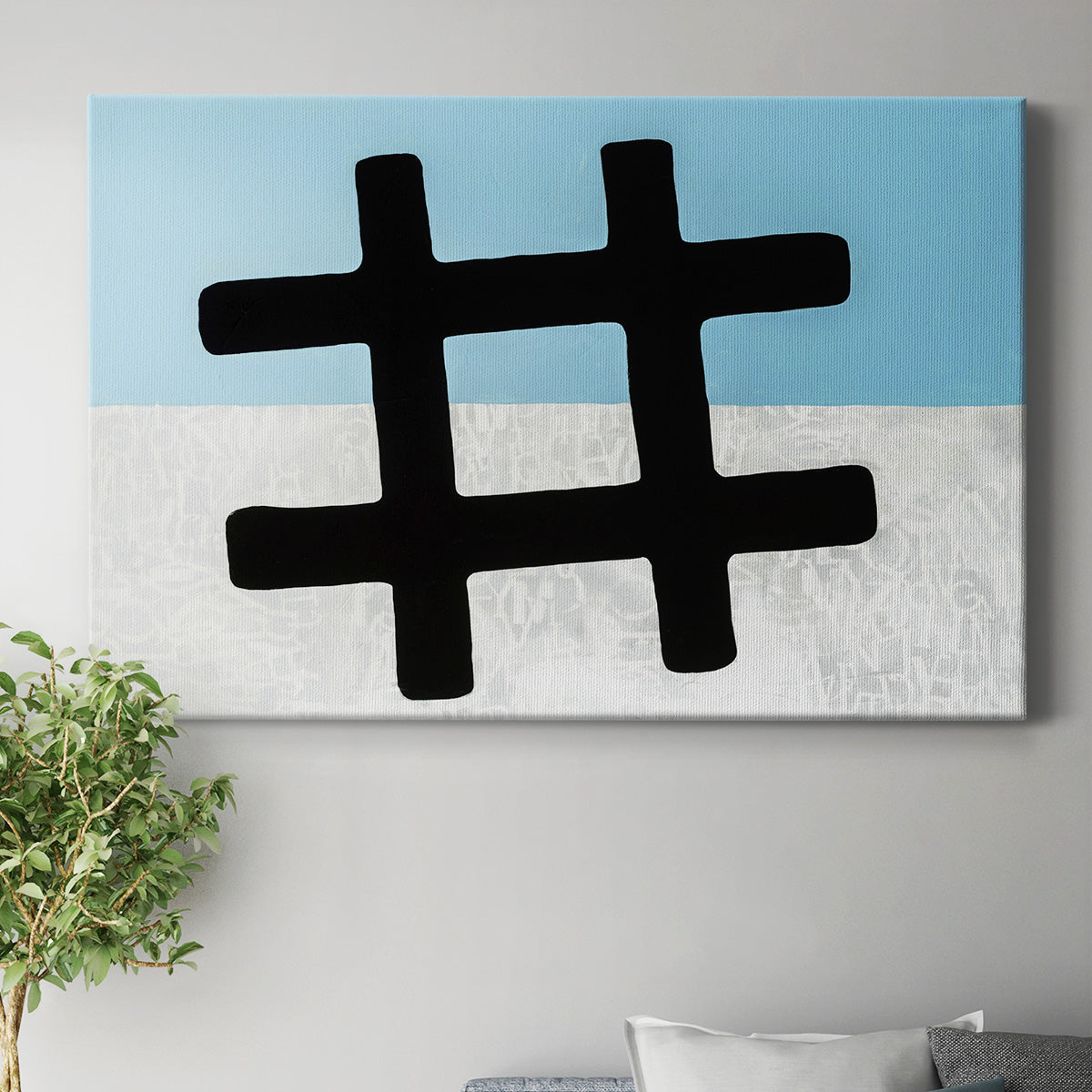 Hashtag - Canvas Art Print