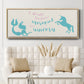 Mermaid Unicorn - Floater Framed Canvas Print