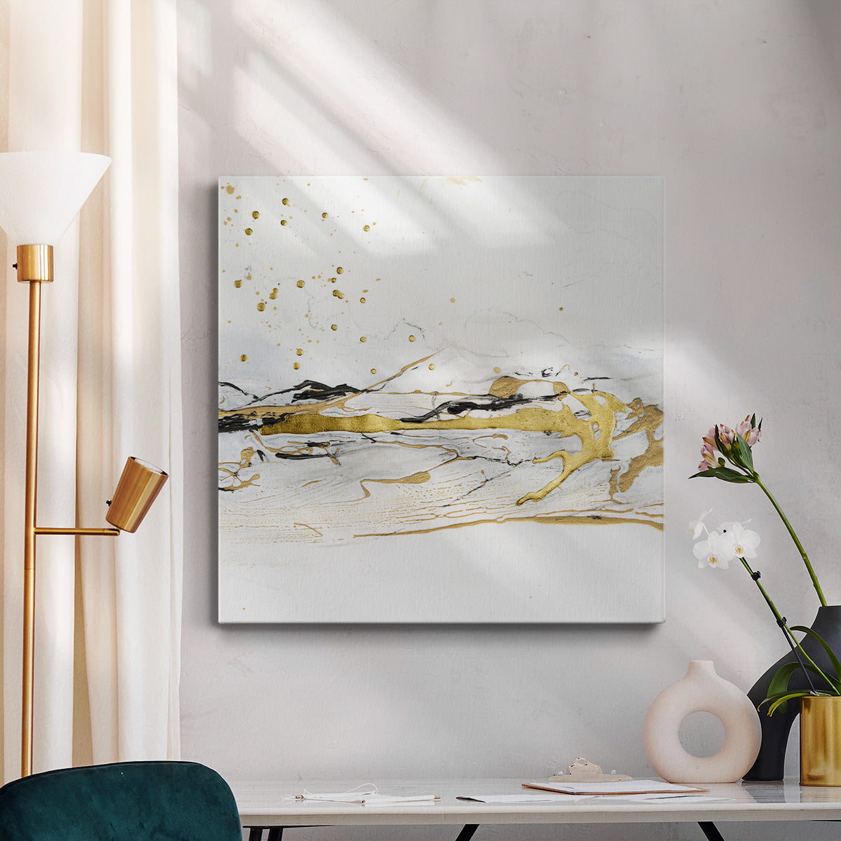 Golden Kelp II - Canvas Art Print