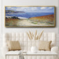 The Passage to the Sea Near Pourville, 1882 - Floater Framed Canvas Print