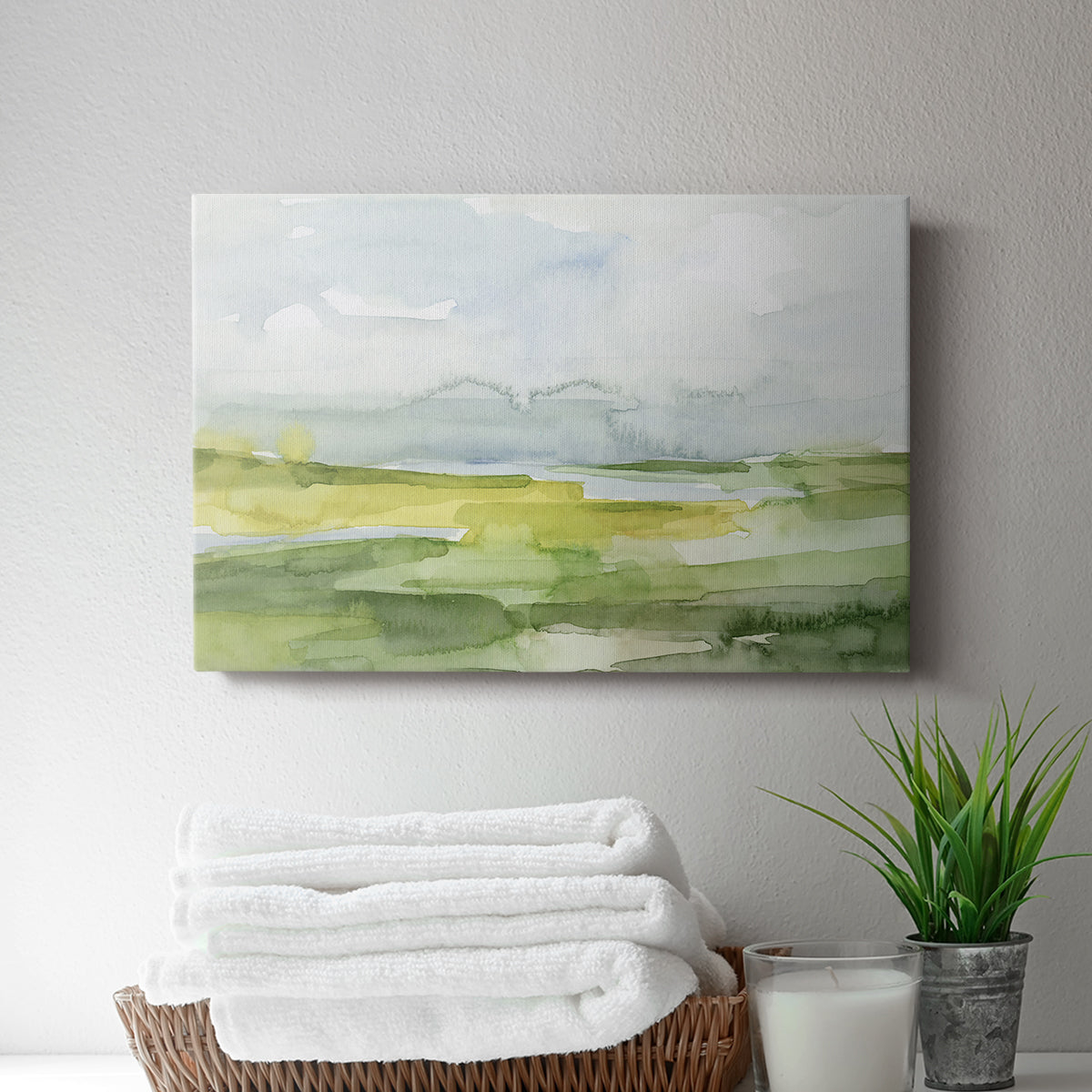 Watery Lowlands II - Canvas Art Print