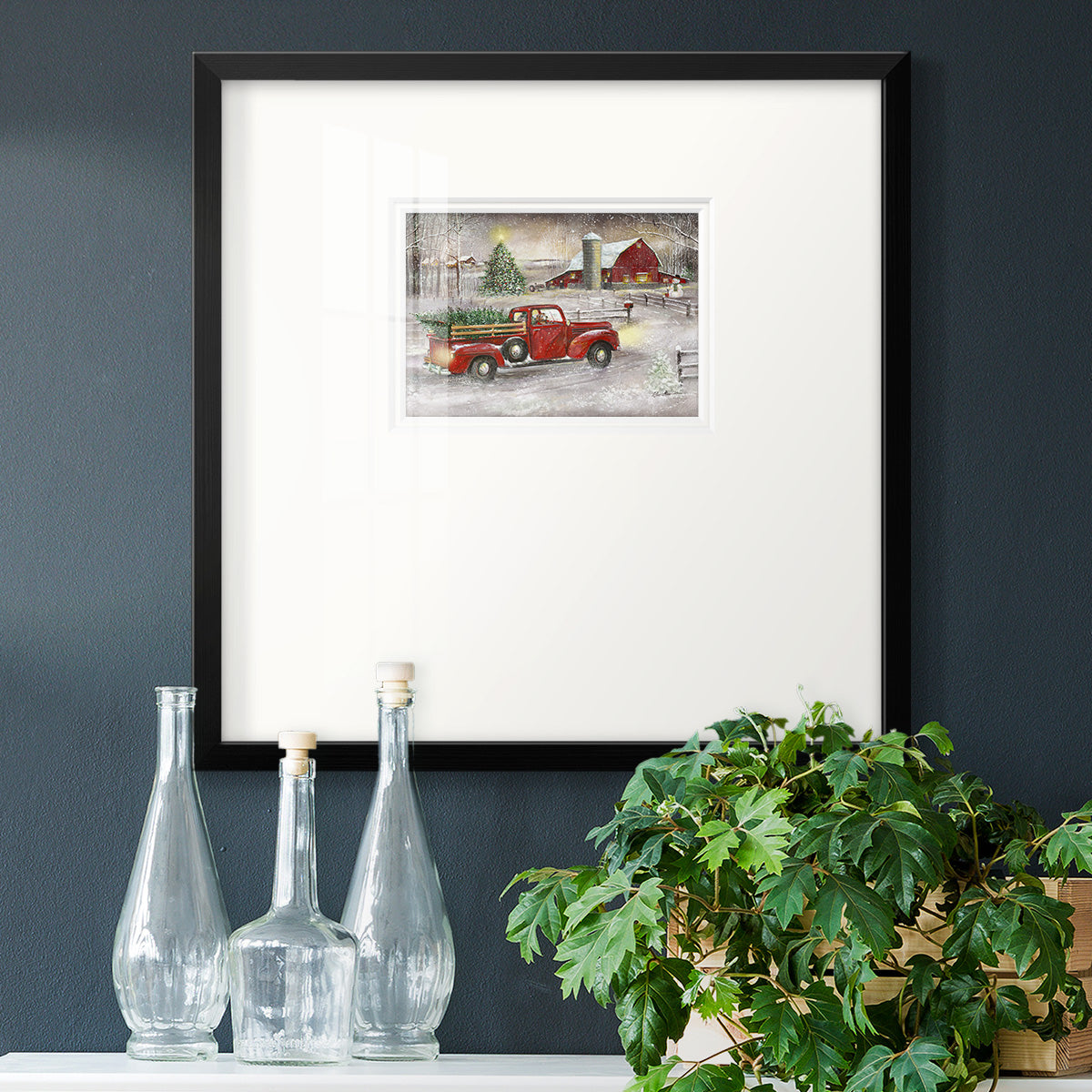 Making Christmas Memories Premium Framed Print Double Matboard