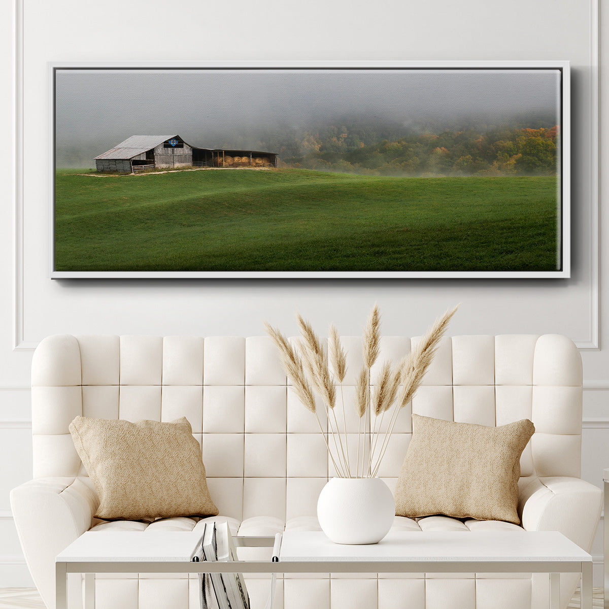 Mountain Air - Floater Framed Canvas Print