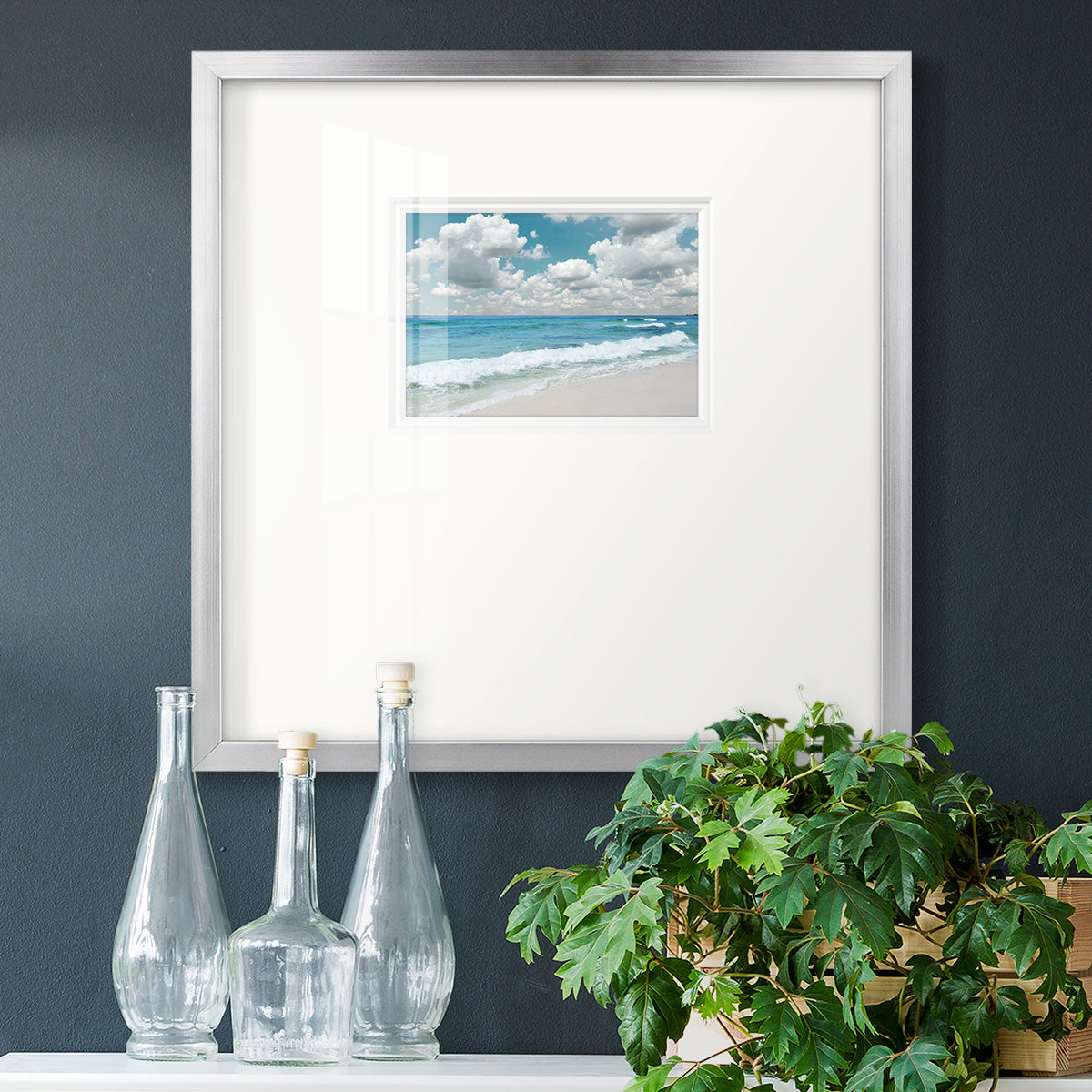 Beach Bliss Premium Framed Print Double Matboard