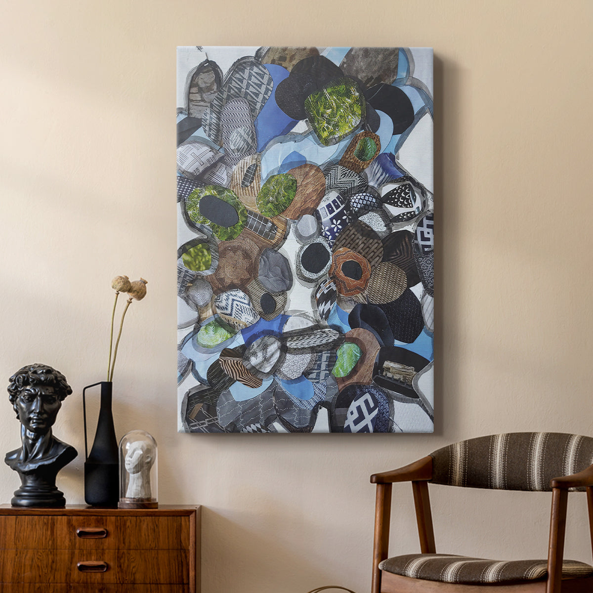 Catalina Island Blue Glass - Canvas Art Print