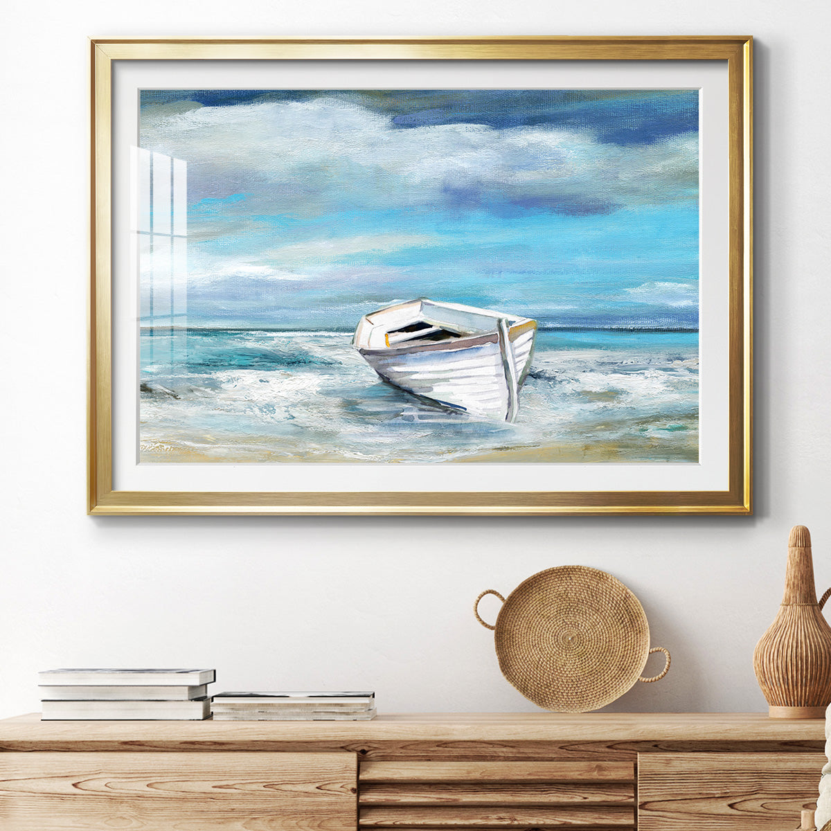 Classic Coast - Modern Framed Art Print