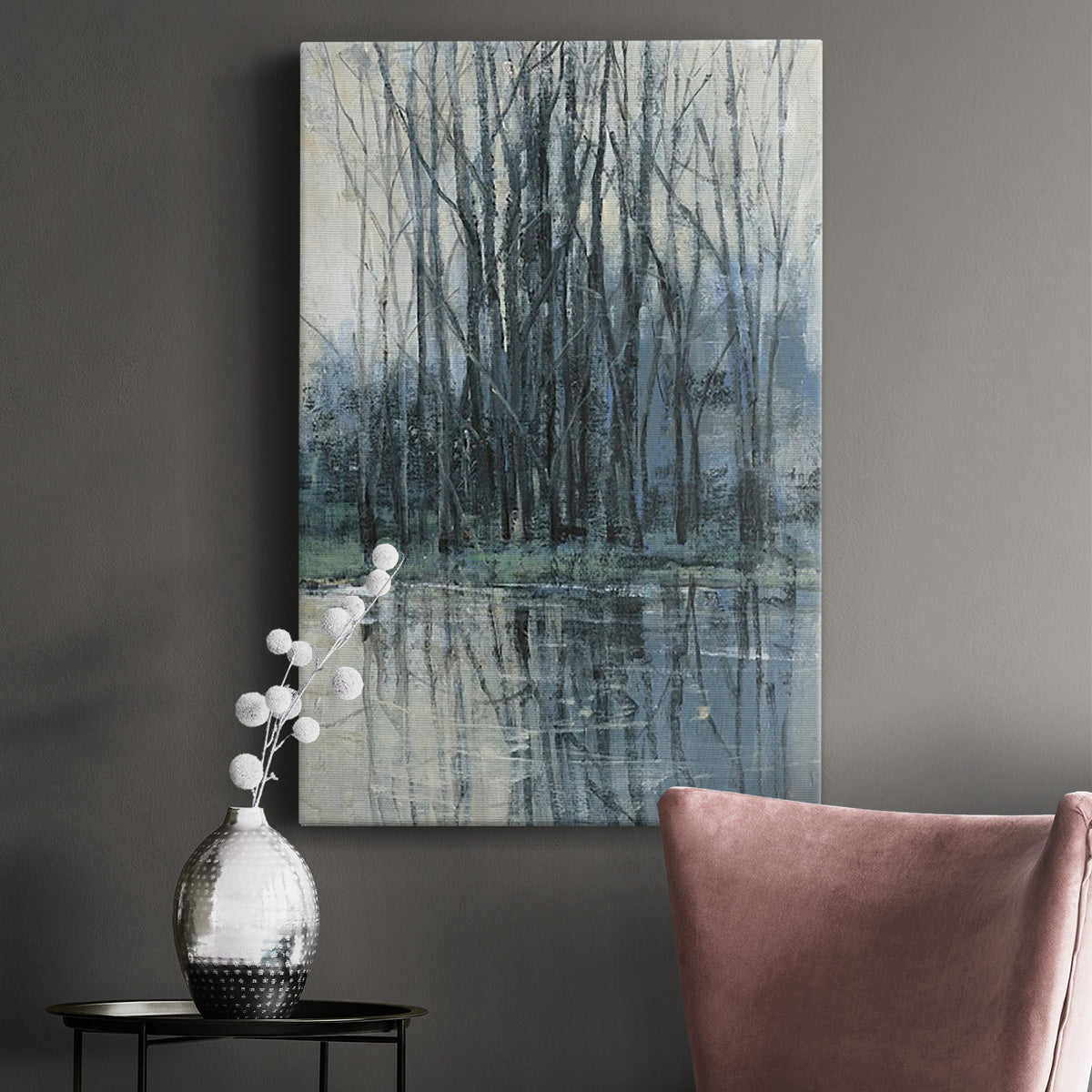 Morning Drizzle II Premium Gallery Wrapped Canvas - Ready to Hang