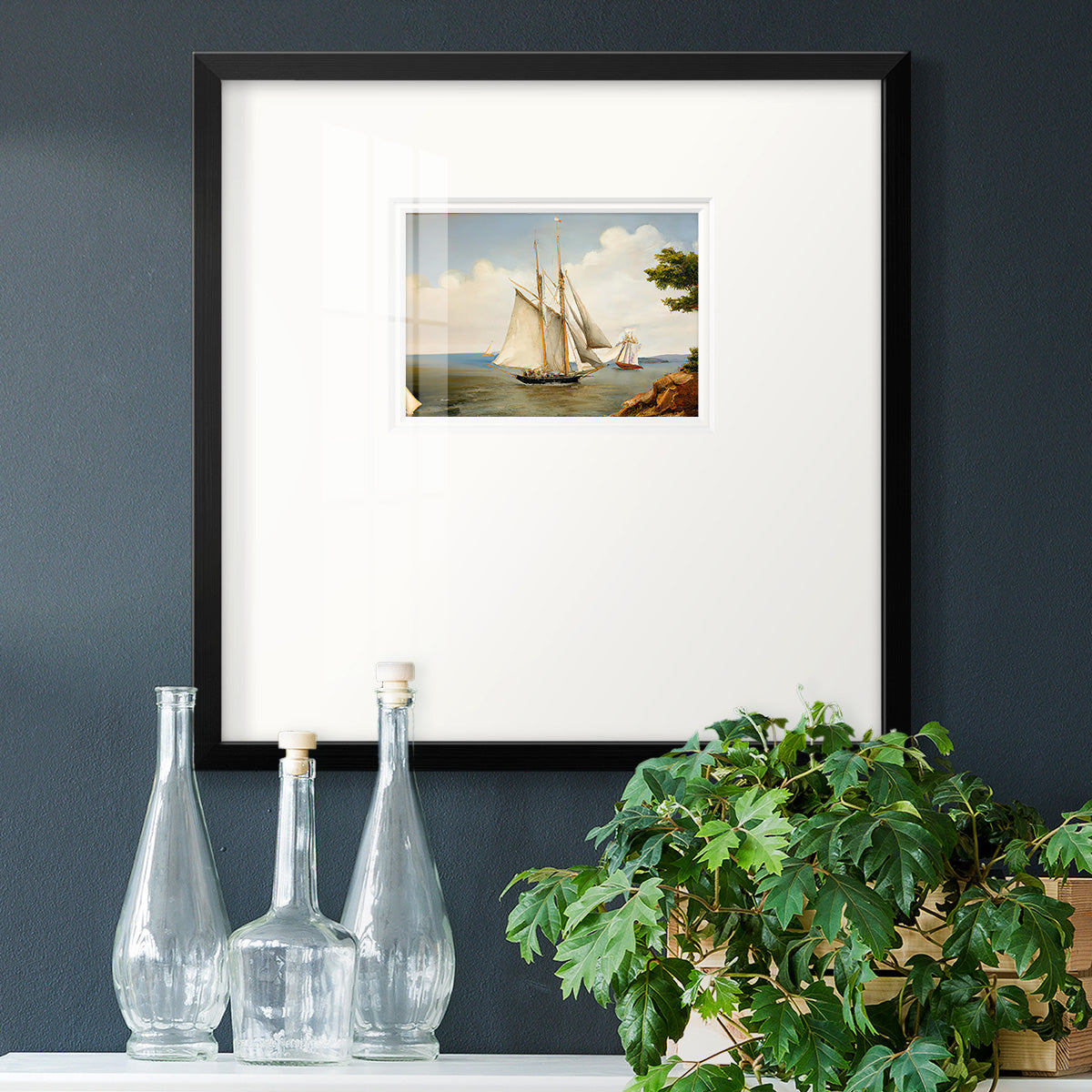 Little Sail Premium Framed Print Double Matboard