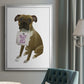 Love and Boxer - Modern Framed Canvas Print