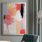 Aerial Scarlet I - Modern Framed Canvas Print