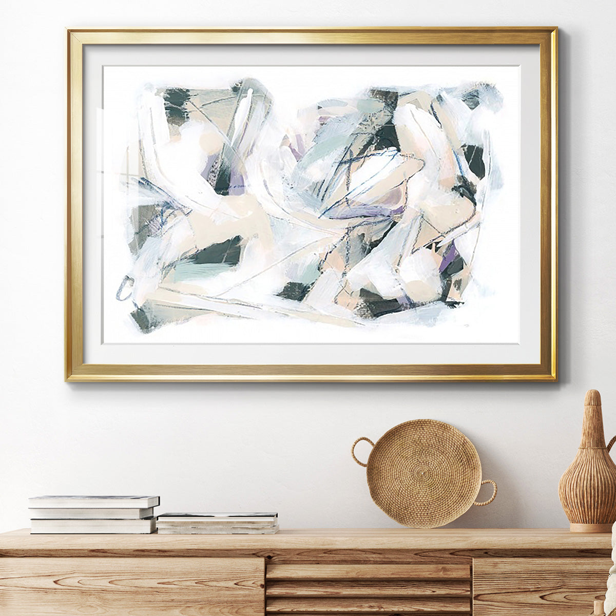 Arctic Helix I - Modern Framed Art Print