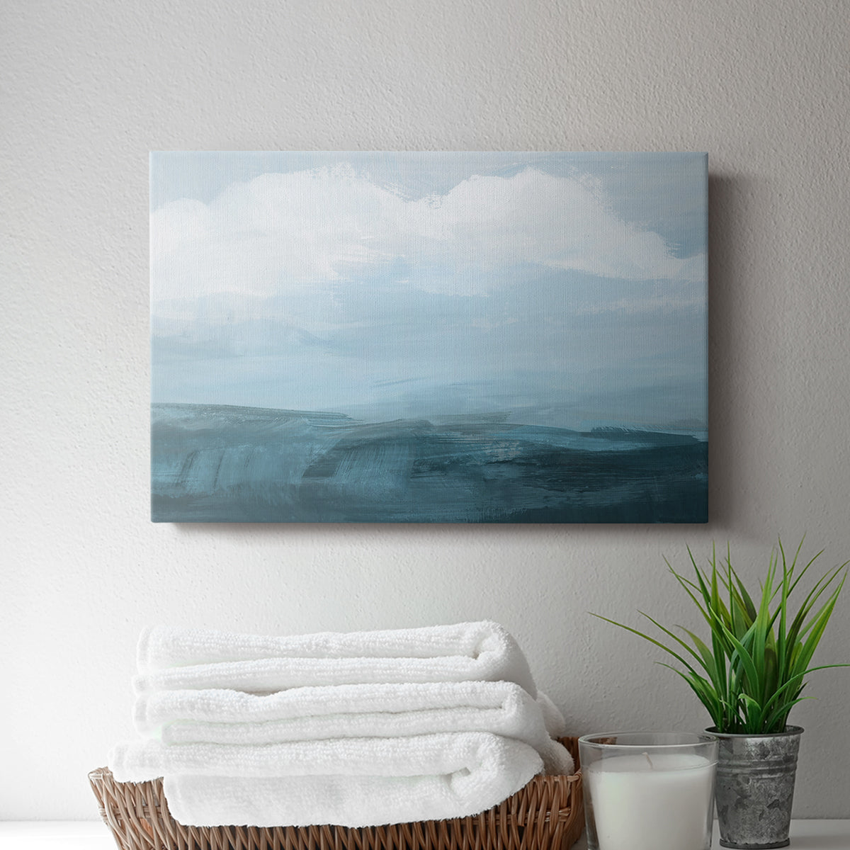 Azure Rising II - Canvas Art Print