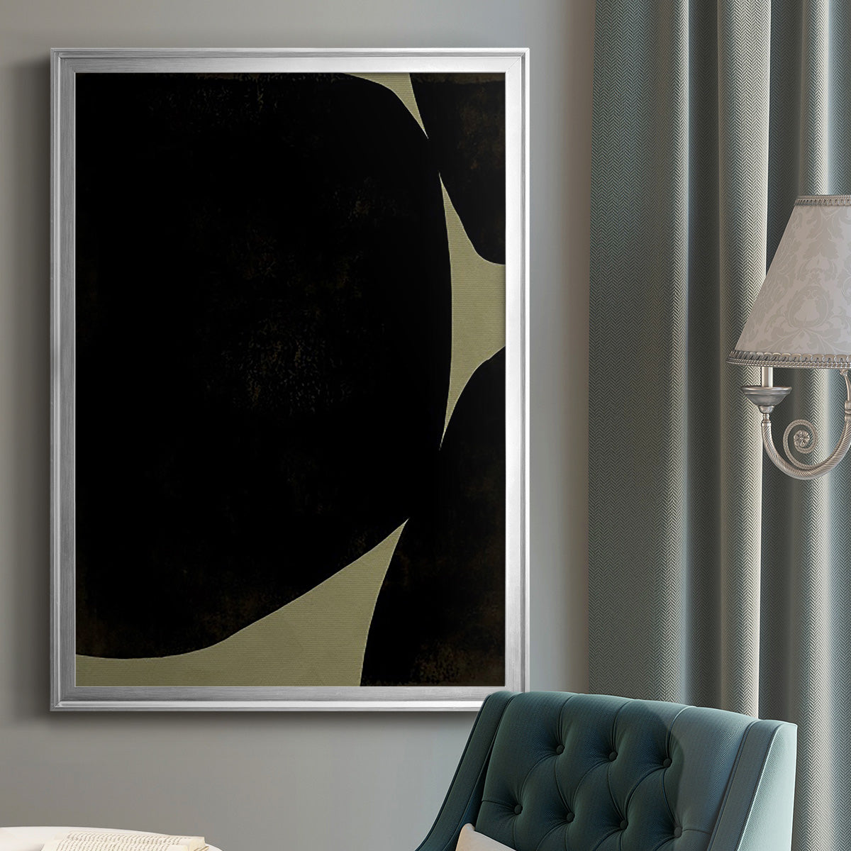 Heirloom Orbs I - Modern Framed Canvas Print