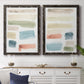 Watercolor Swatches I - Premium Framed Canvas 2 Piece Set - Ready to Hang