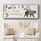 Woodland Christmas Collection D - Floater Framed Canvas Print