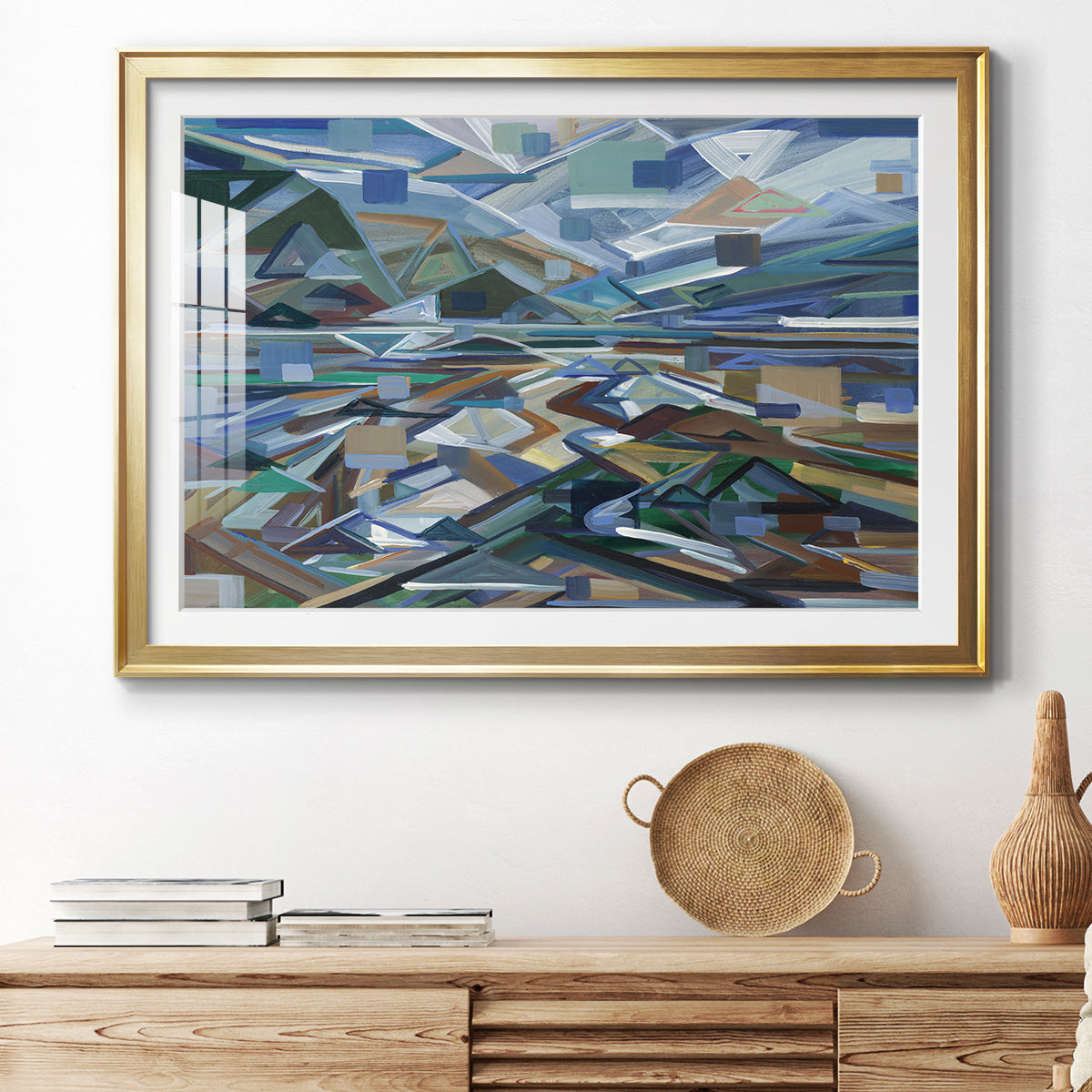 Low Tide - Modern Framed Art Print