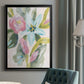 Floral Breeze Fresco  I - Modern Framed Canvas Print