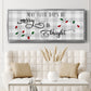 Buffalo Check Merry - Floater Framed Canvas Print