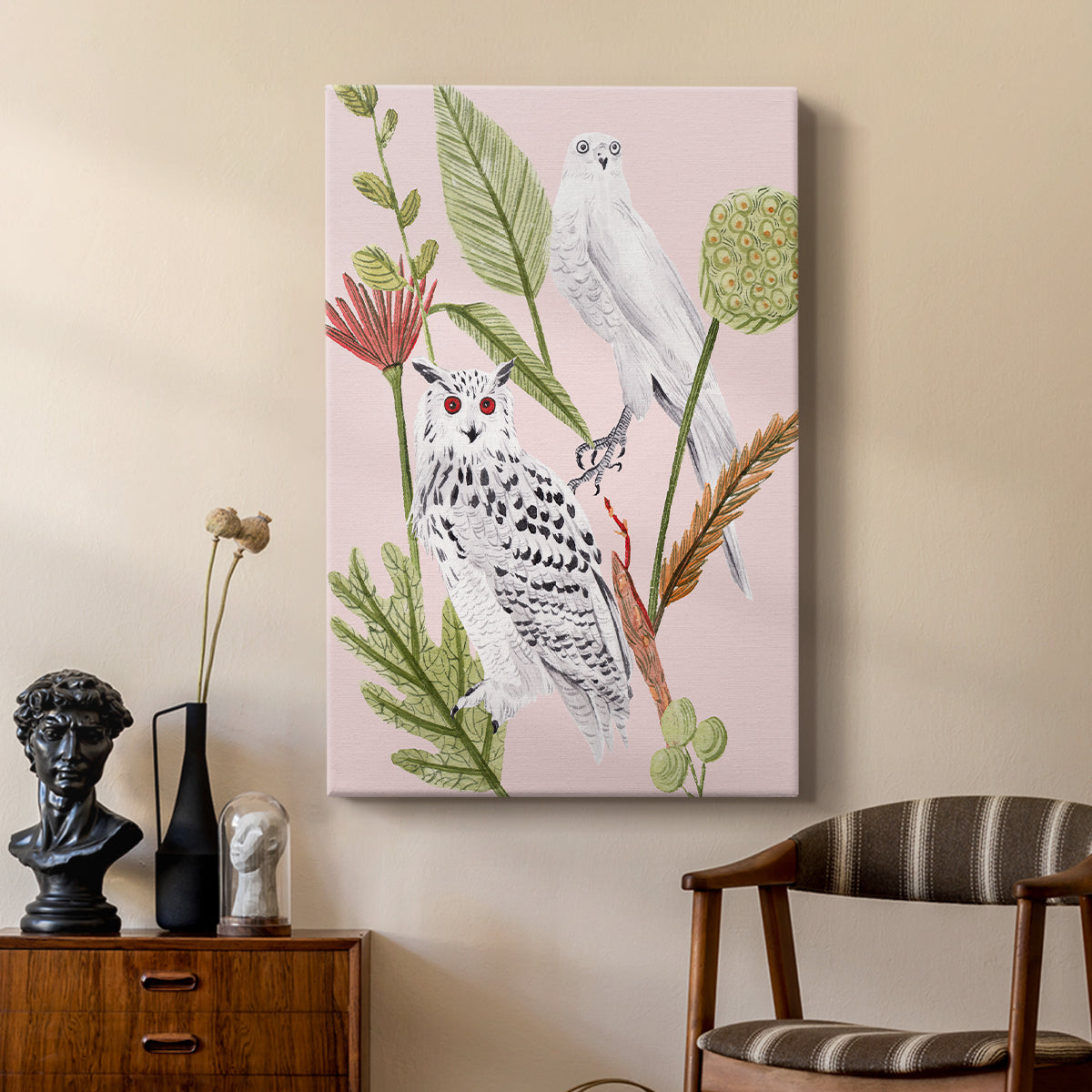 Birds in Motion V - Canvas Art Print