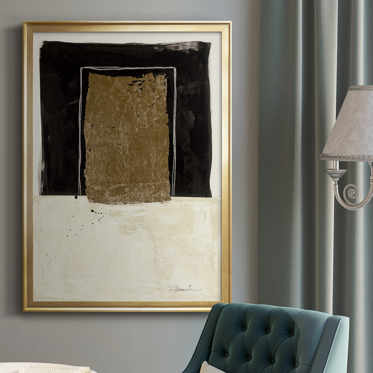 Standing Strong I - Modern Framed Canvas Print