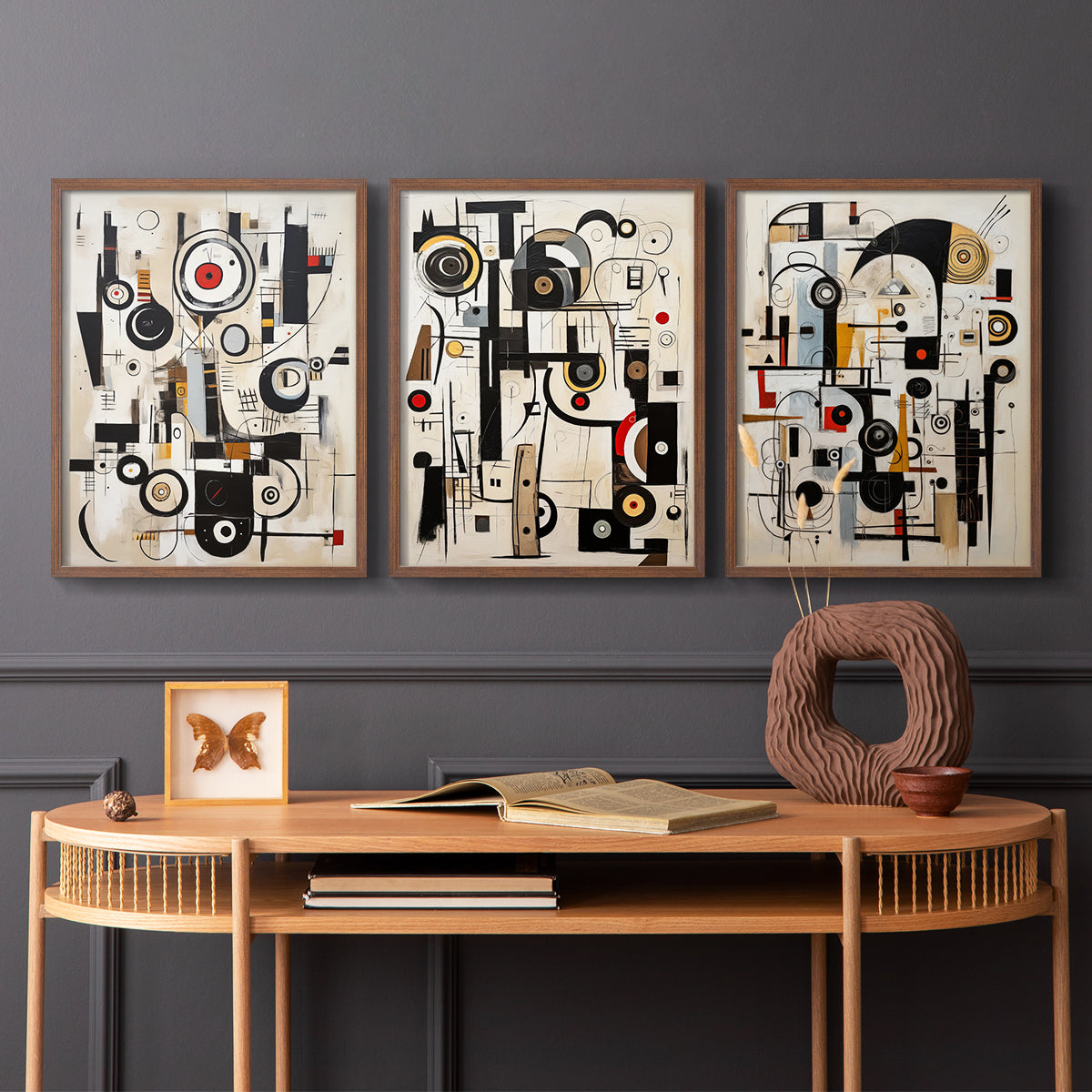 Abstract Series CLXVIII - Restickable Framed Art Set