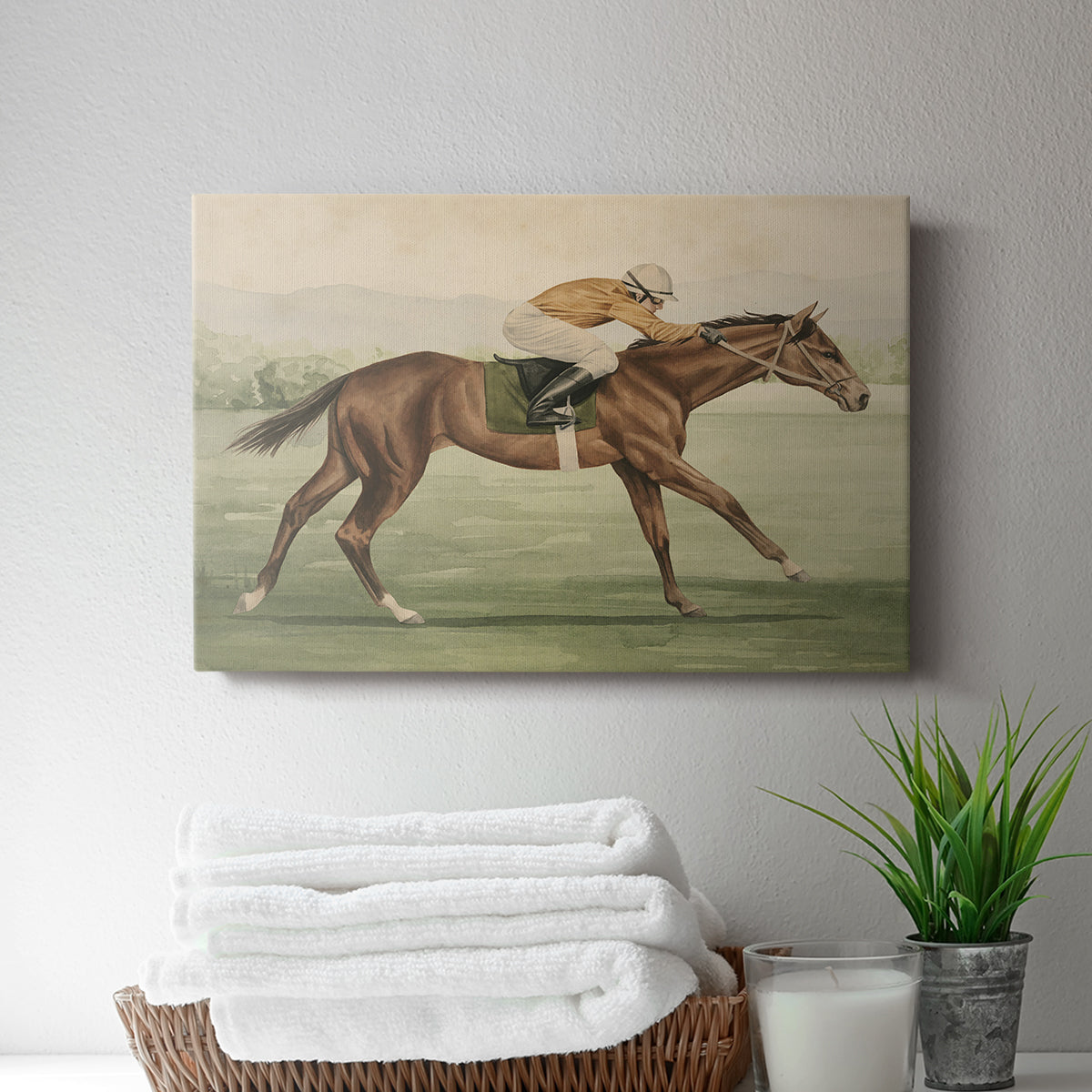 Vintage Equestrian II - Canvas Art Print