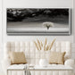Solitary Tree - Floater Framed Canvas Print