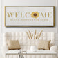 Welcome Happily Ever After - Floater Framed Canvas Print