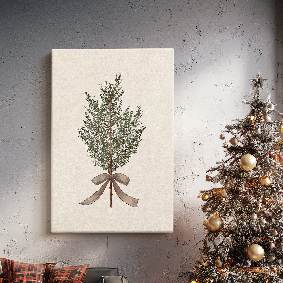 Twilight of Frostlit Bells - Canvas Art Print