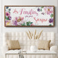 Familias Siempre - Floater Framed Canvas Print
