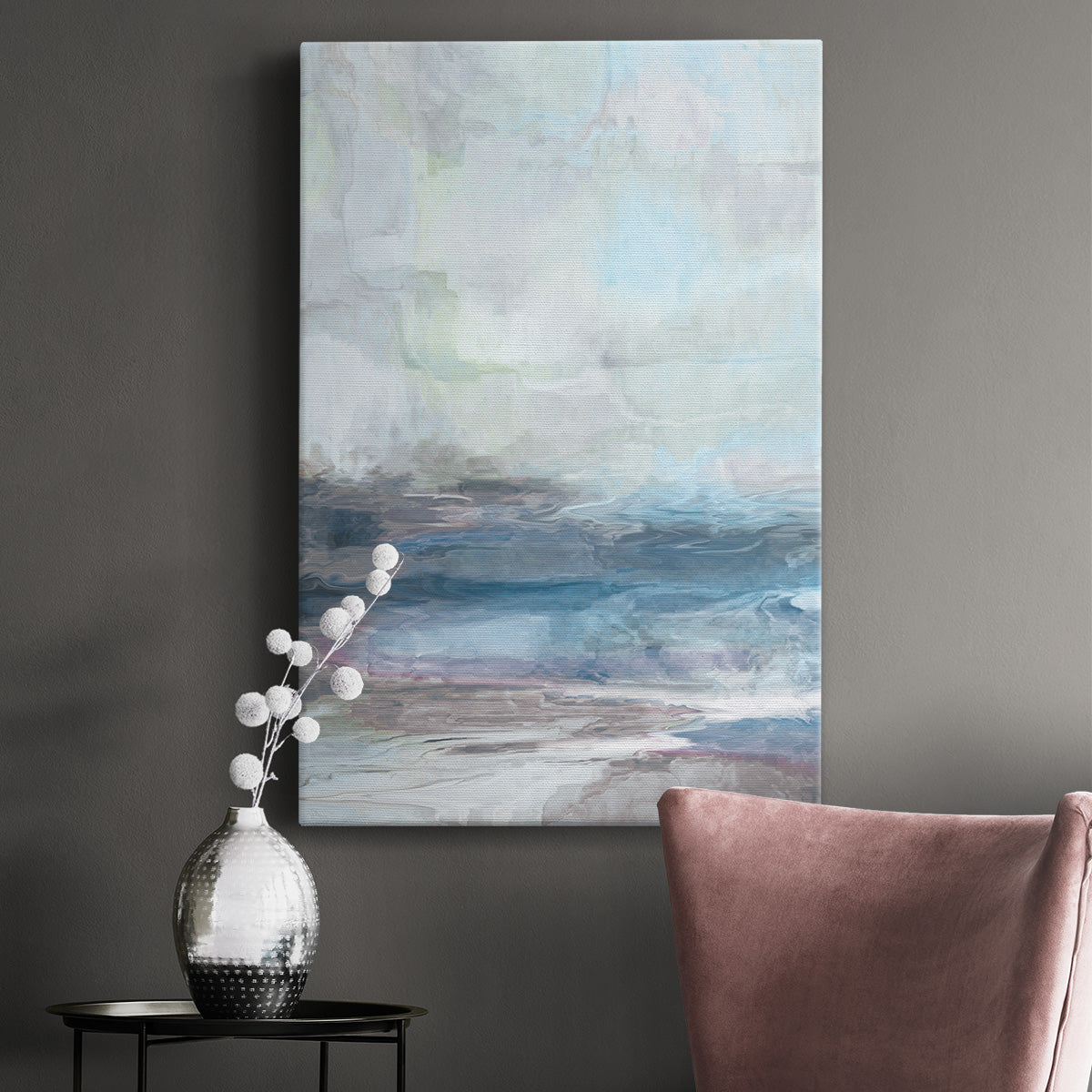 Valle Azzurra Premium Gallery Wrapped Canvas - Ready to Hang