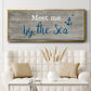 Meet Me - Floater Framed Canvas Print