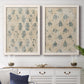 Vintage Blockprint I - Premium Framed Canvas 2 Piece Set - Ready to Hang