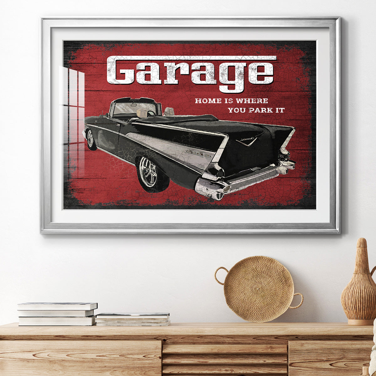 The Garage Premium Framed Print - Ready to Hang