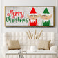 Christmas Elf Couple - Floater Framed Canvas Print