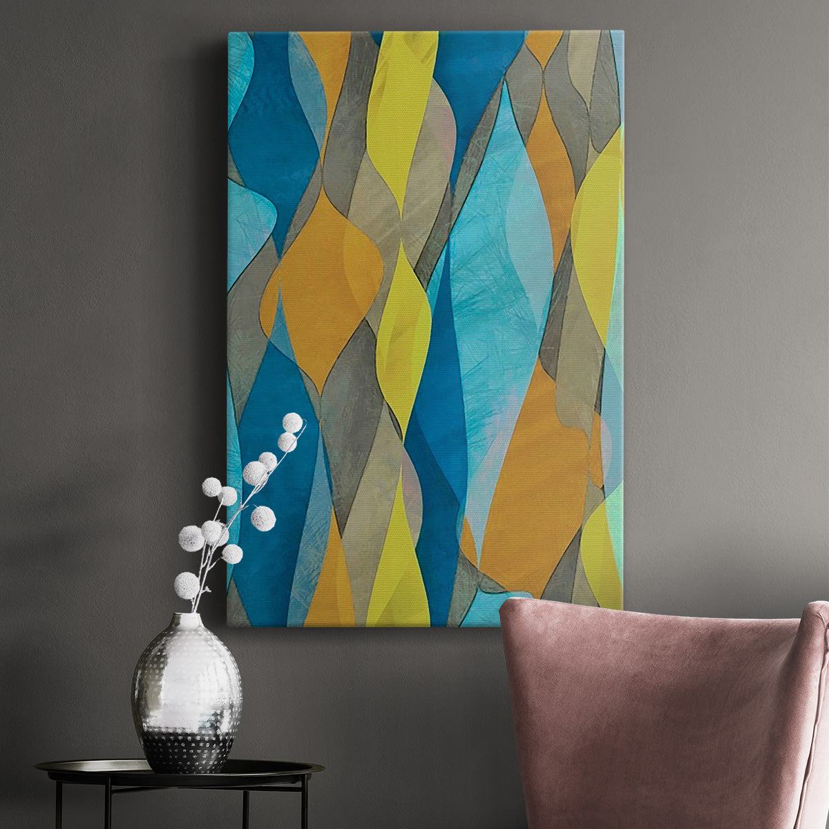 Colorful Cascade I - Canvas Art Print