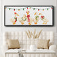 Merry Quackmas Collection D - Floater Framed Canvas Print